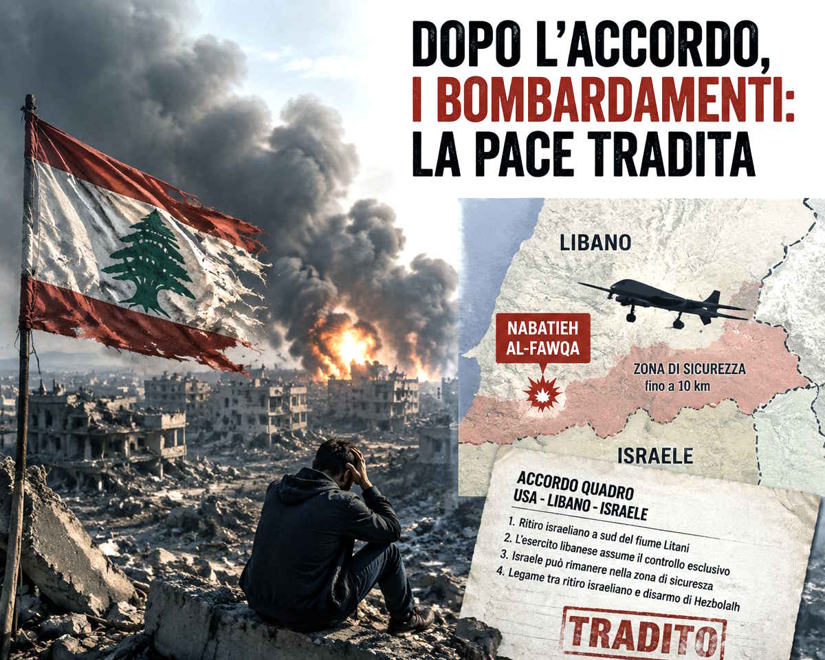 Libano, Israele torna a colpire dopo l'accordo: un raid riaccende la guerra e mette già a rischio la fragile intesa