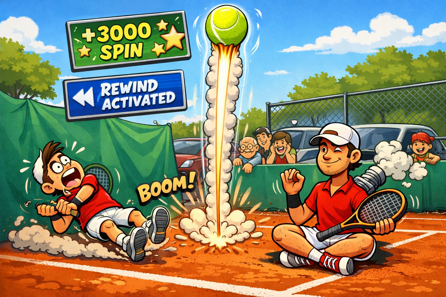 Il tennista Re della Terra Rossa: l'arrotino!